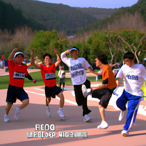 Ảnh chụp màn hình từ một tập phim Running Man với các diễn viên trong tình huống hài hước