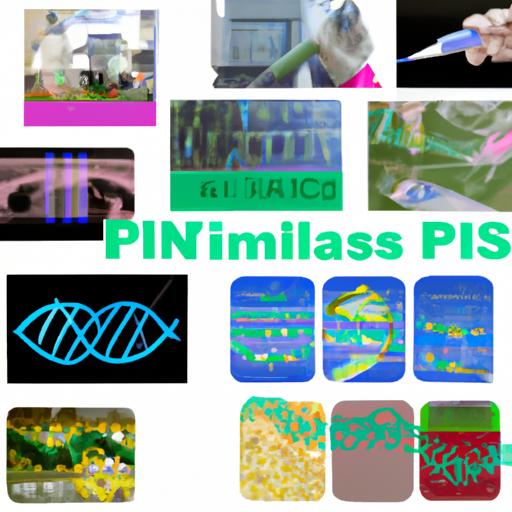 Bức ảnh ghép với nhiều hình ảnh cho thấy các ứng dụng khác nhau của plasmid trong kỹ thuật di truyền và công nghệ sinh học.