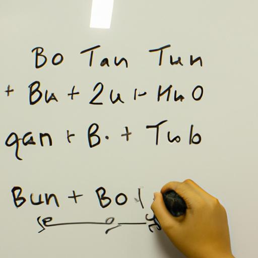 Bức ảnh của một bàn tay viết trên bảng trắng với nhiều phương trình và số, với từ 'bút toán trùng' được viết ở trên cùng.