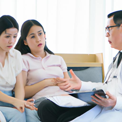 Bác sĩ giải thích về nguyên nhân và triệu chứng của shock cho gia đình của bệnh nhân. Miêu tả về sự tương tác.