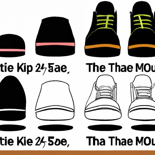 Các size giày phổ biến và đa dạng để lựa chọn.