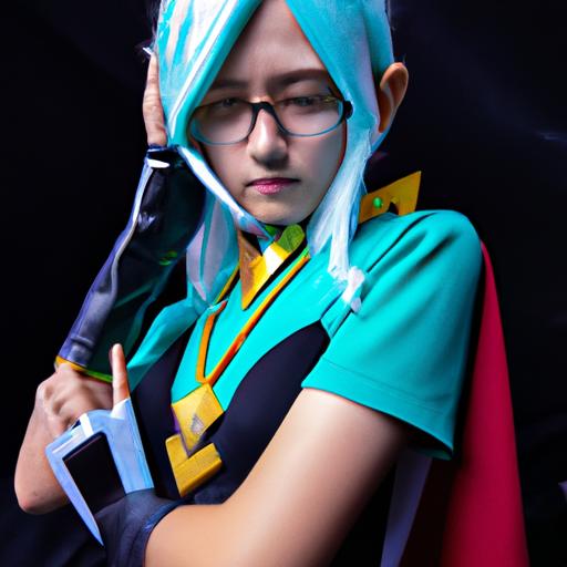 Một fan hâm mộ mặc trang phục cosplay của nhân vật yêu thích