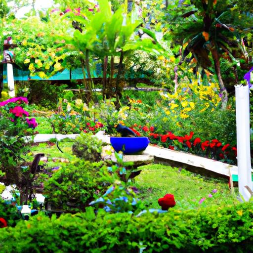Garden ngoài trời đầy màu sắc