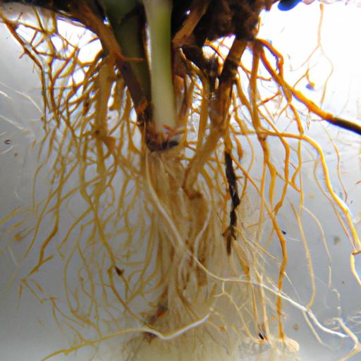 Hệ thống rễ cây trong dung dịch thủy canh