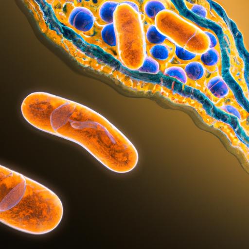 Hình ảnh viễn thị của tế bào vi khuẩn truyền plasmid thông qua conjugation.