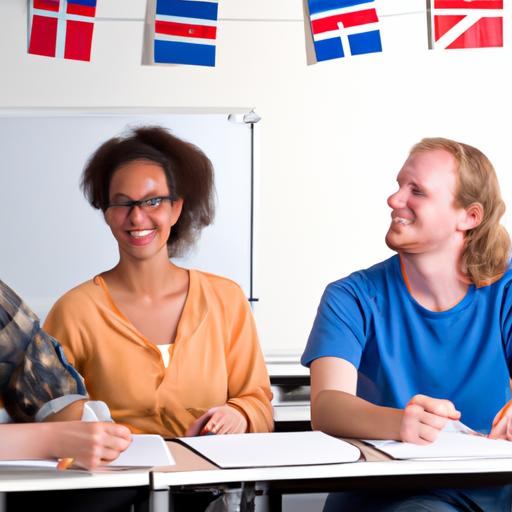 Hội thoại tiếng Hà Lan - Anh của sinh viên quốc tế trong lớp học