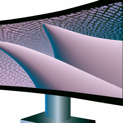Màn hình máy tính hiển thị trường vector 3D.