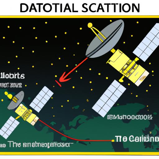 Minh họa về cách truyền tín hiệu của vệ tinh