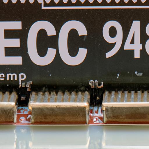 Gần cận module RAM với nhãn 'ECC' rõ ràng