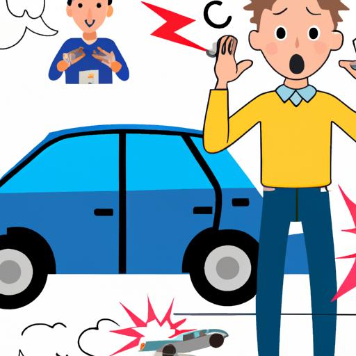 Người bị shock sau tai nạn xe hơi. Miêu tả về ngoại hình và môi trường xung quanh.