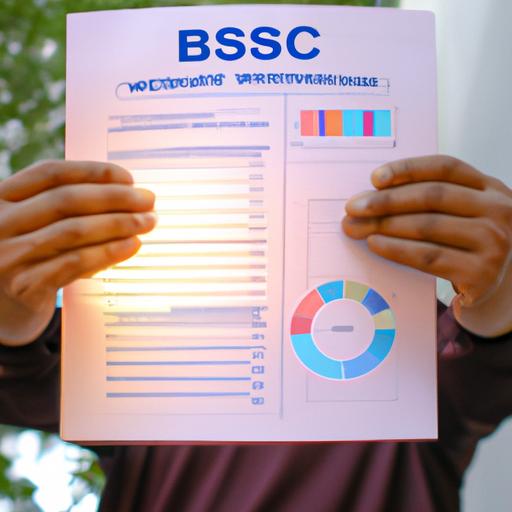 Người đang cầm báo cáo BSC và phân tích nó