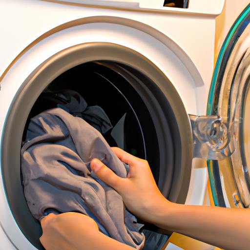 Người dùng làm sạch và bảo trì máy sấy quần áo của mình.