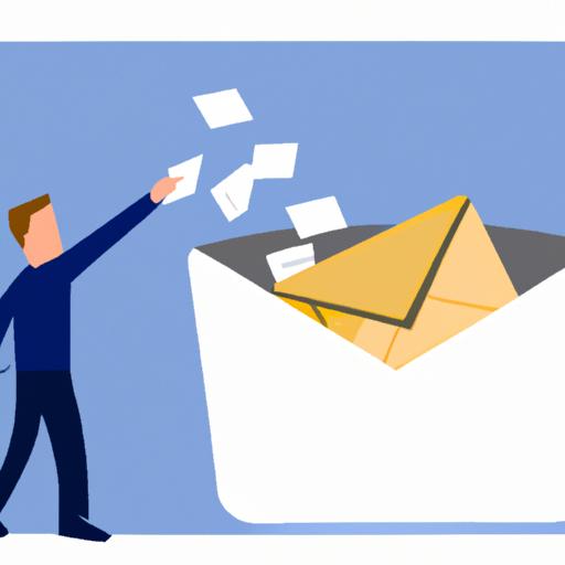 Một người xóa email khỏi hộp thư đến của mình