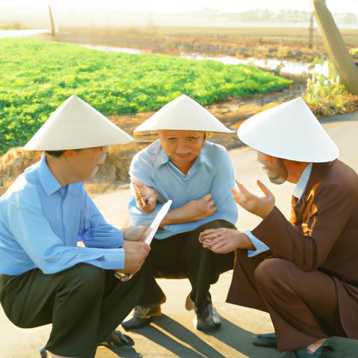 Nhóm nông dân thảo luận về lợi ích của đất TC