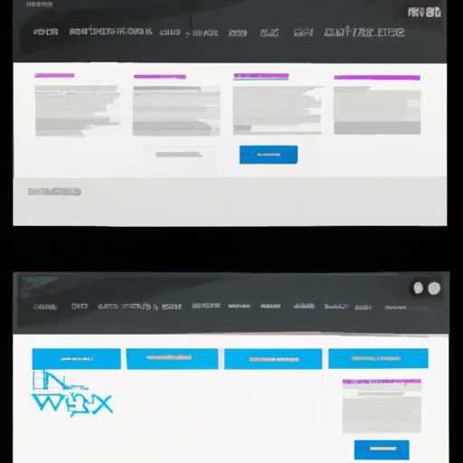 So sánh trước và sau khi tạo website với Wix