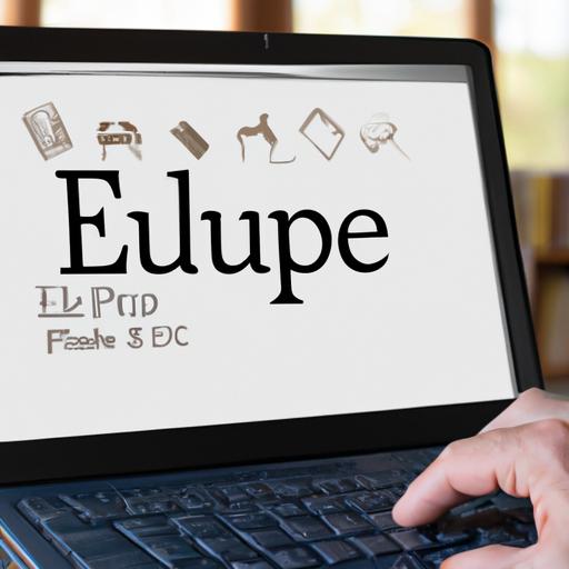 Tạo tập tin EPUB trên máy tính xách tay.