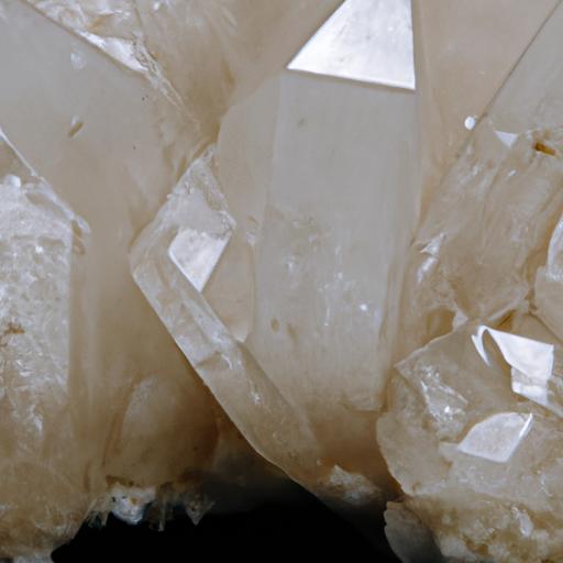 Hình ảnh tinh thể đá quartz gần