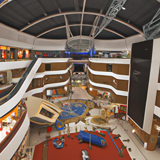 Trung tâm thương mại có công viên giải trí trong nhà và rạp chiếu phim