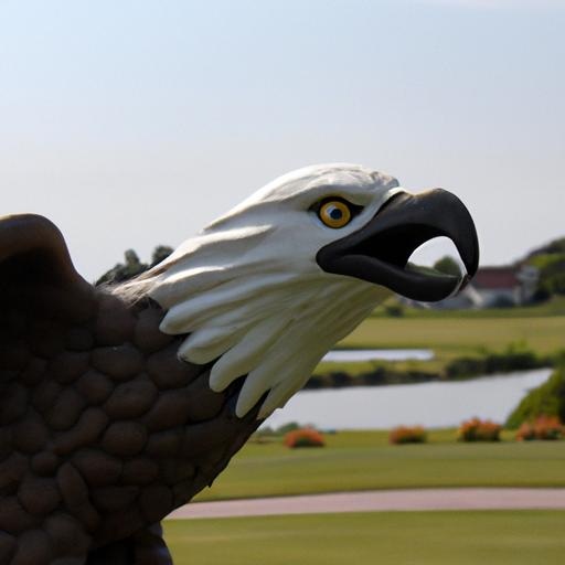 Tượng đại bàng trên sân golf