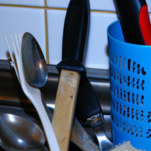Một nhóm các vật dụng bình thường được tìm thấy trong nhà bếp.