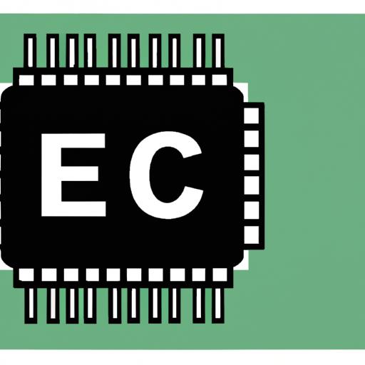 Hình minh họa về vi mạch máy tính với chữ 'ECC'