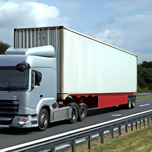 Xe tải vận chuyển container FCL trên cao tốc.