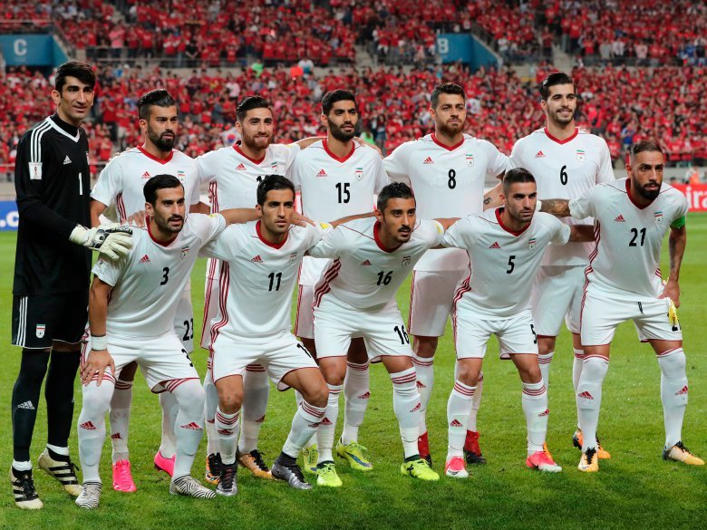 Đội tuyển Iran trong màu áo thi đấu 
